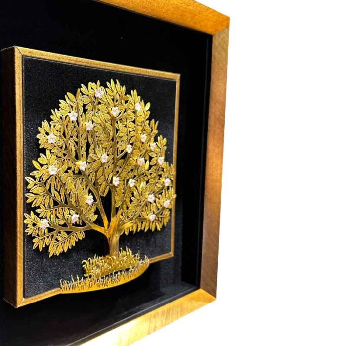 تابلو ورق طلا درخت زندگی
